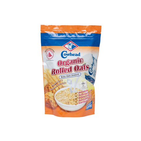 Cowhead Organic Rolled Oats Baby Oats Instant - 500 Gram